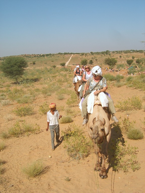 Kamelritt in den Dünen
