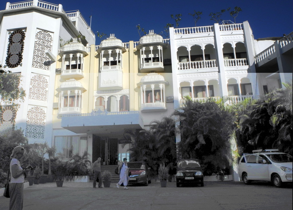 Udaipur - unser Hotel Hilltop Palace