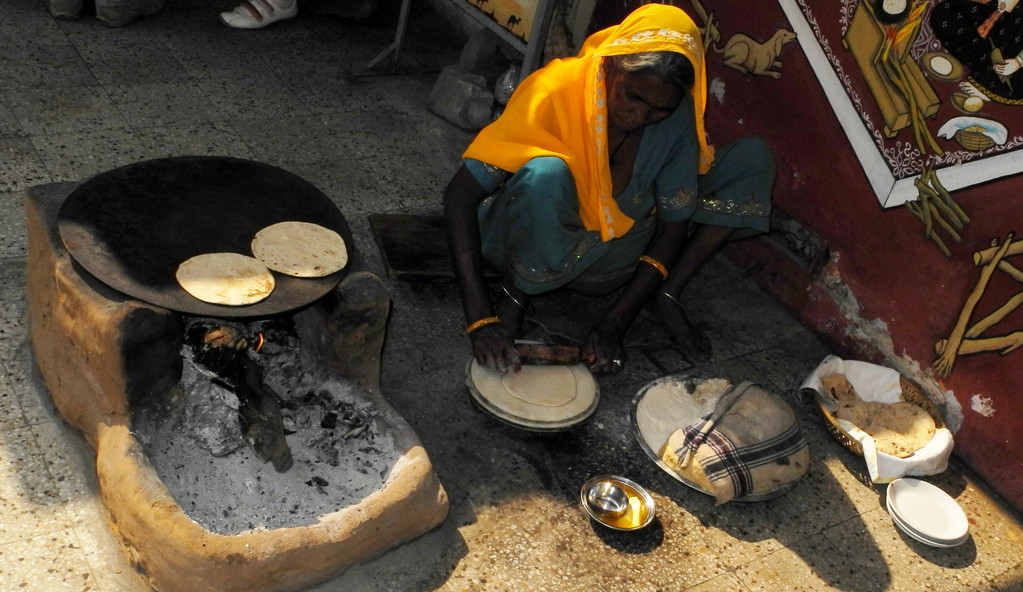 Jaipur - im Restaurant - Mittagspause