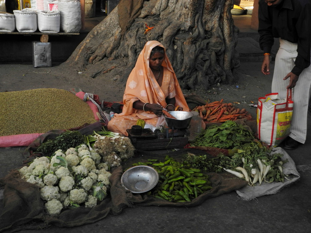 Jaipur -Stadtspaziergang - Markt