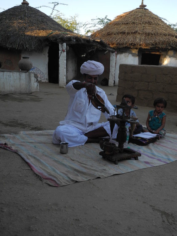 Umgebung Jodhpur - Besuch beim Opium - Bauer