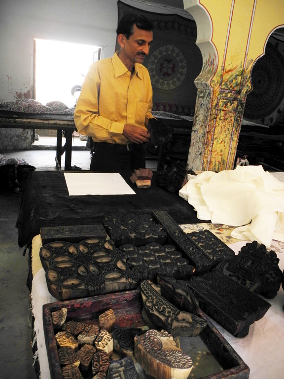 Jaipur - Textil+Teppich Manufacture- Drucktechnik - Stoffdruck