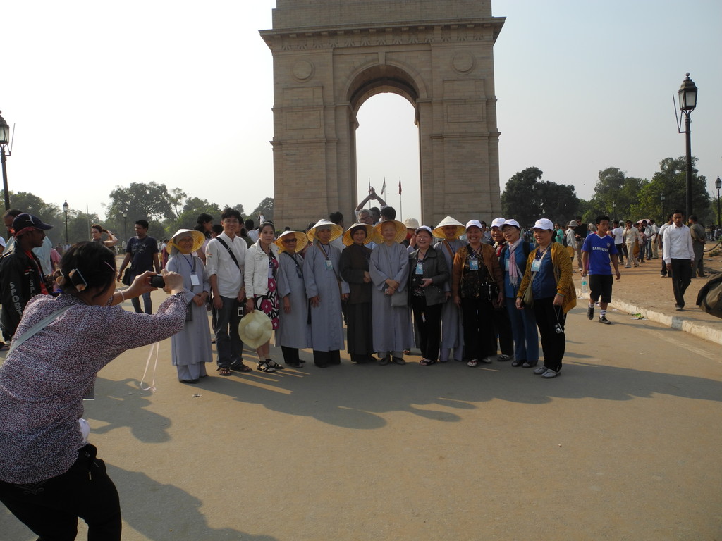 India Gate / Reisegruppe aus Korea