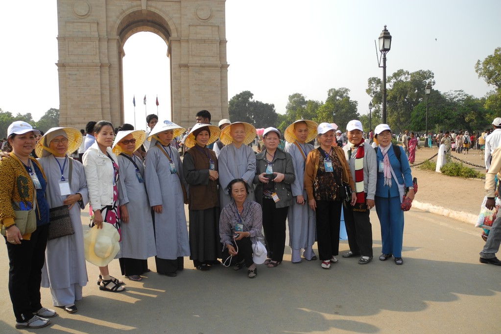 India Gate / Reisegruppe aus Korea