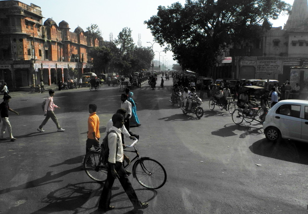 Jaipur, unterwegs zum Stadtpalast