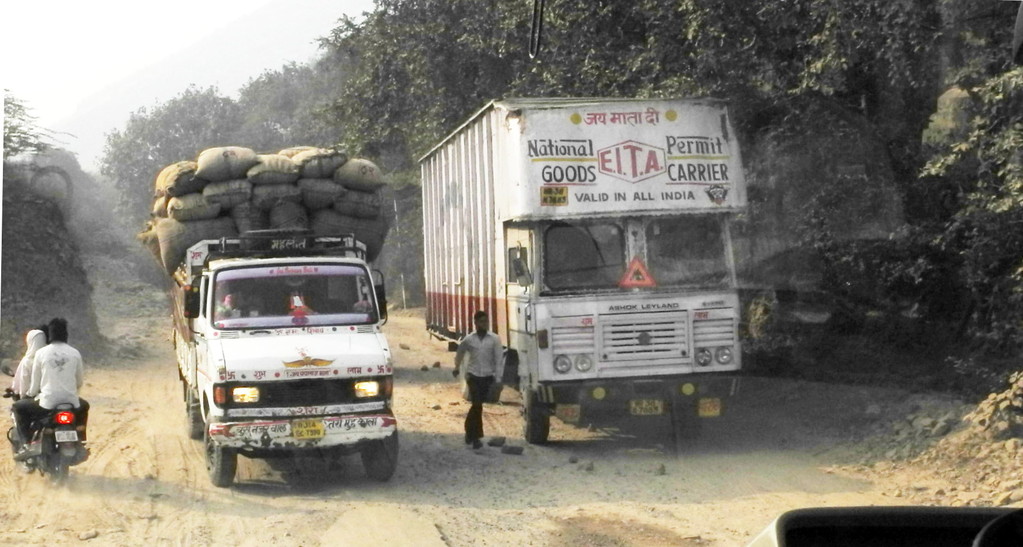 Unterwegs von Jaipur nach Ranthambore