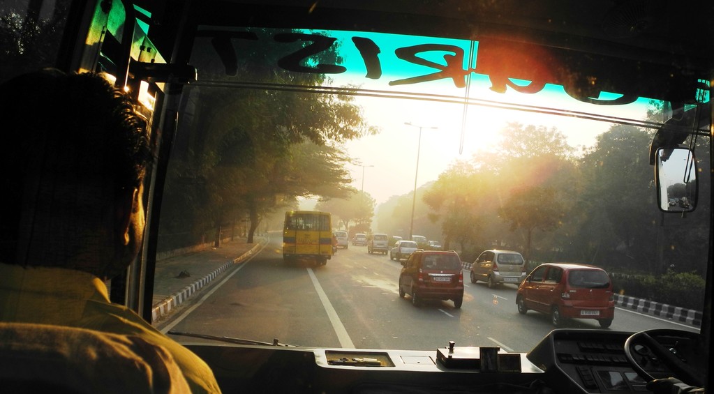Wir verlassen Delhi