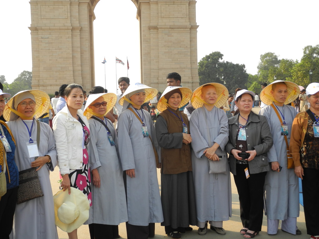 India Gate / Reisegruppe aus Korea
