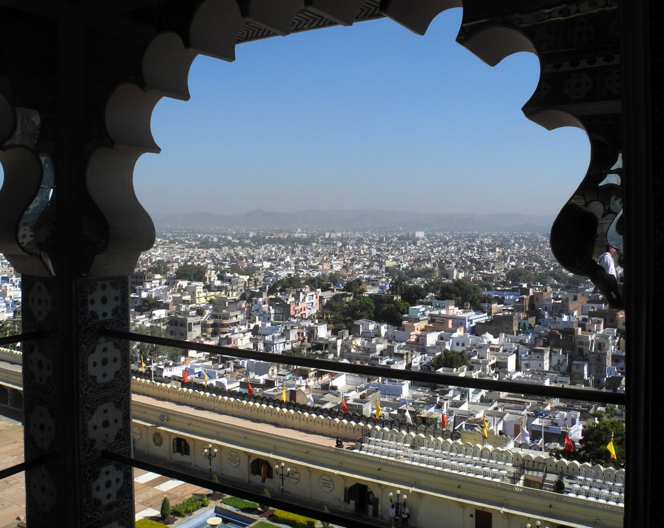 Udaipur - City Palace - Aussicht