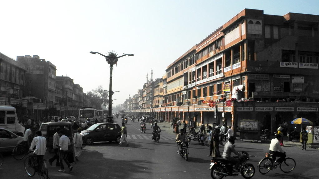 Jaipur, unterwegs zum Stadtpalast