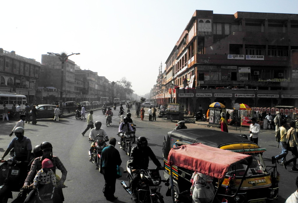 Jaipur, unterwegs zum Stadtpalast