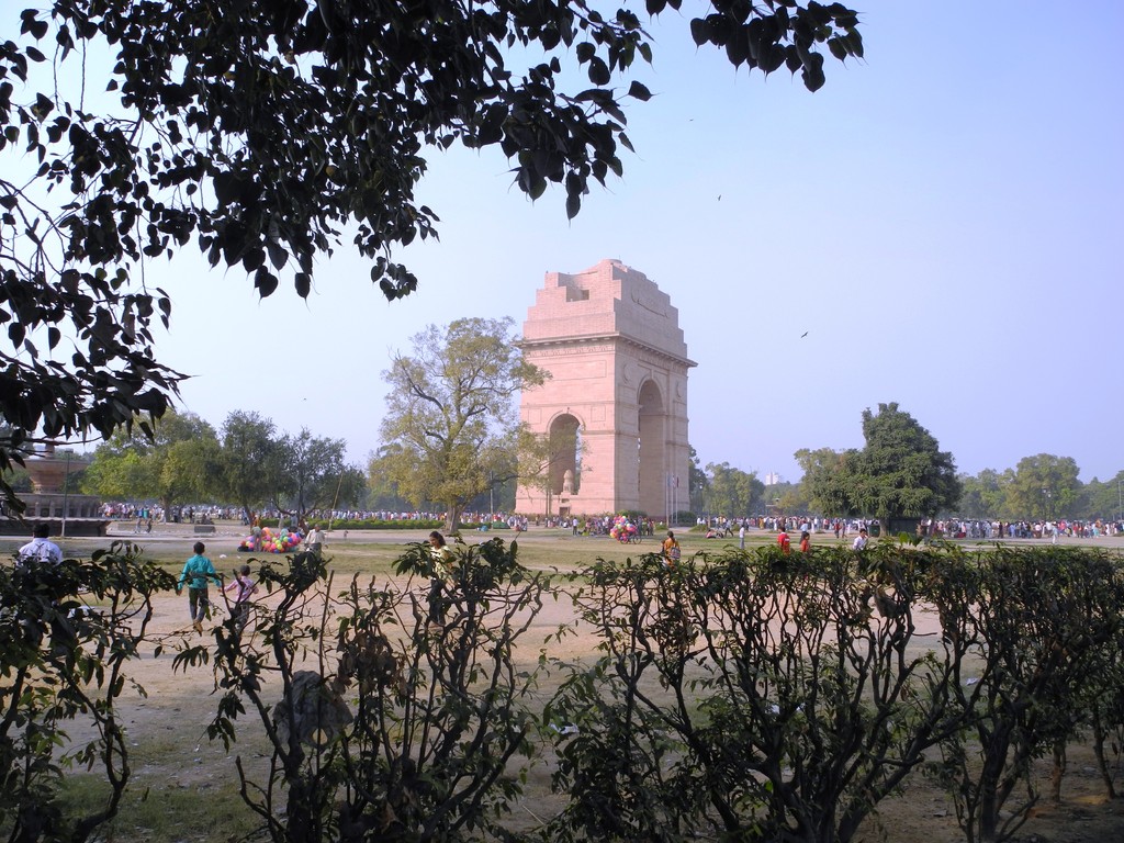 India Gate / Reisegruppe aus Korea