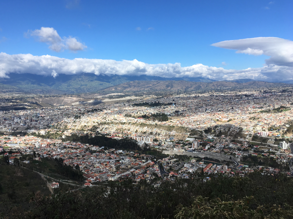 Blick über Ambato