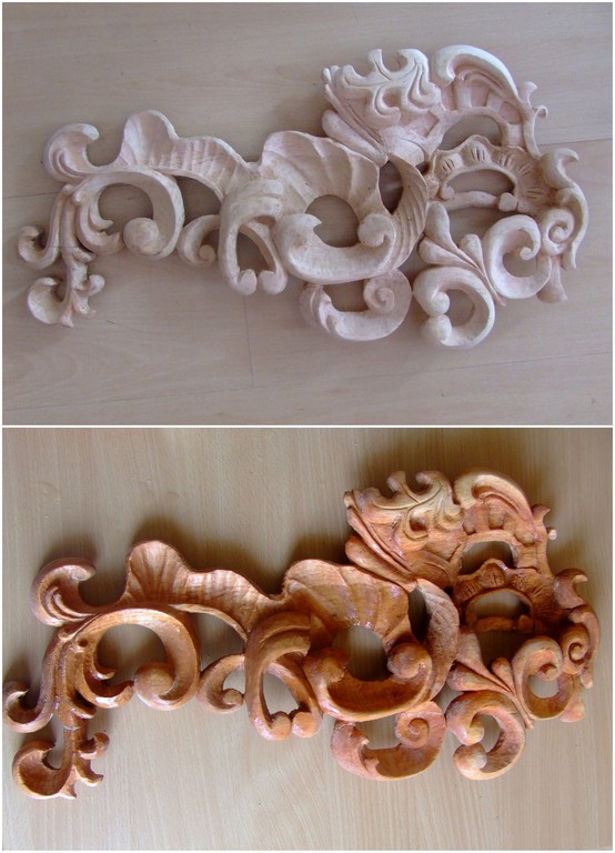 (2007) Konik morski. topola, ornament drewniany.