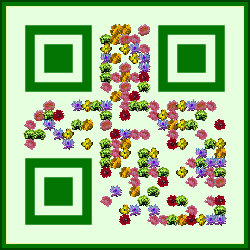 Design-Beispiel »Blumen« QR-Code