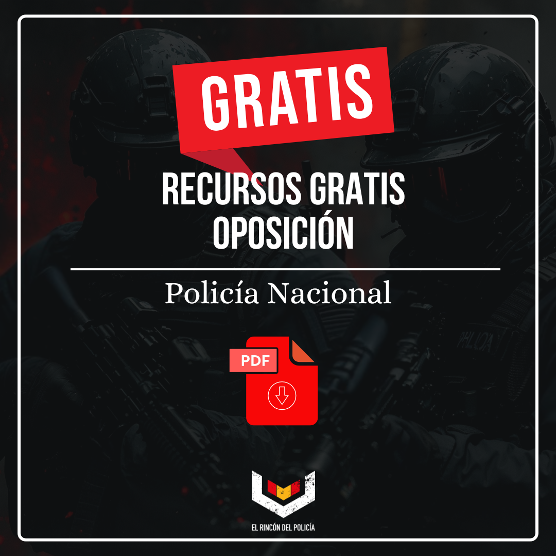 Descarga gratis el temario de Policía Nacional (PDF)