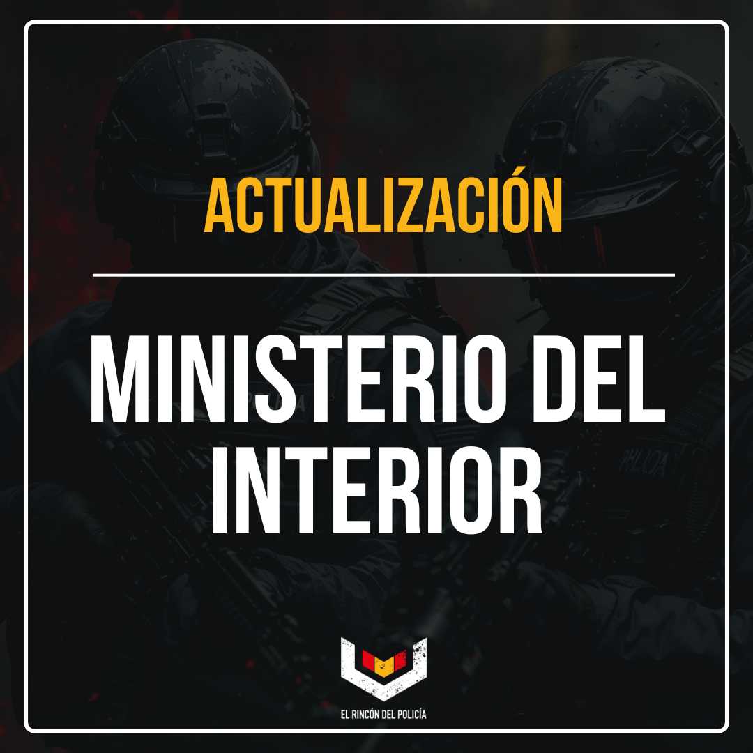 Modificación Estructura Ministerio del Interior. Real Decreto 328/2026