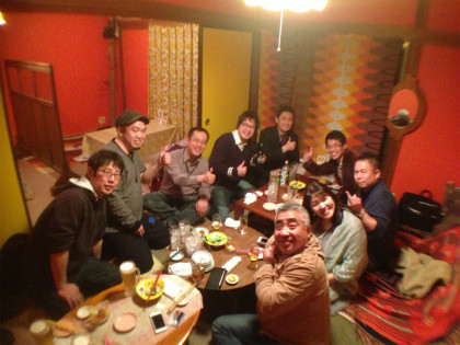 昭和ハッピー酒場東京ウララでの懇親会