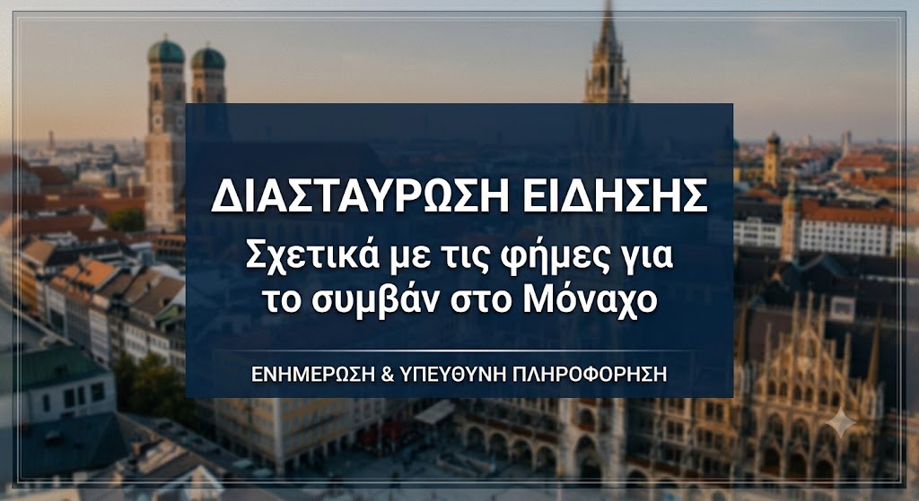 Ενημερωτικό σημείωμα για εξαφάνιση Ελληνίδας στο Μόναχο
