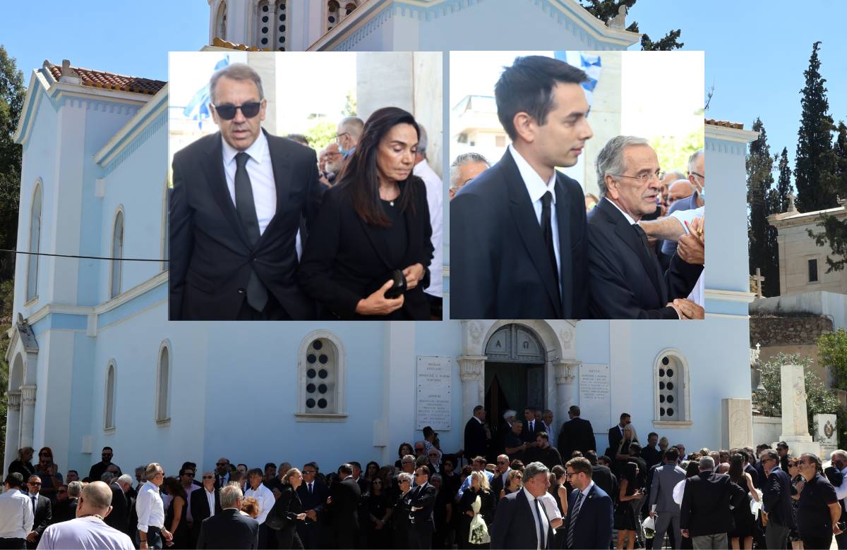 Τι είπε ο Αντώνης Σαμαράς στον επικήδειο για την κόρη του Λένα