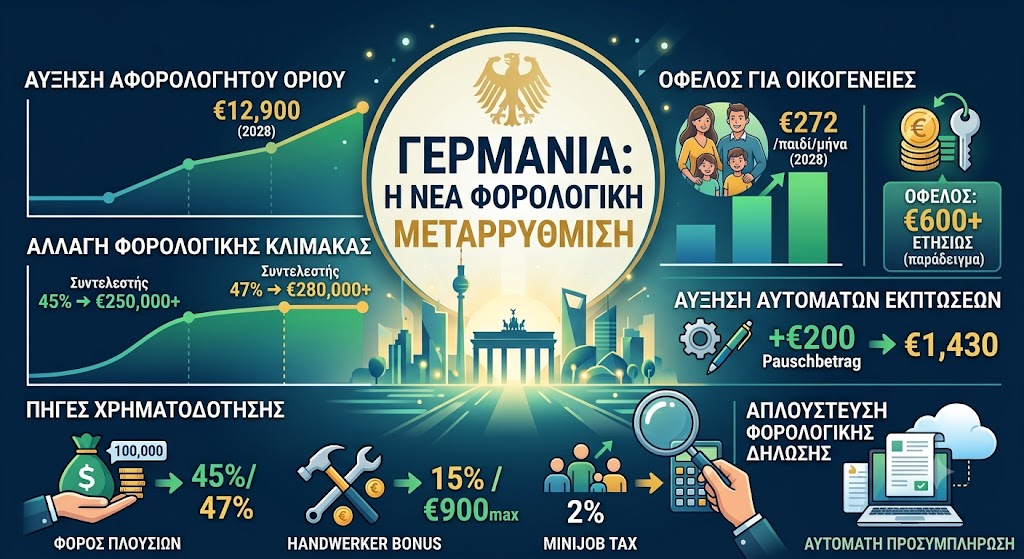 Γερμανία: Αυτή είναι η νέα φορολογική μεταρρύθμιση