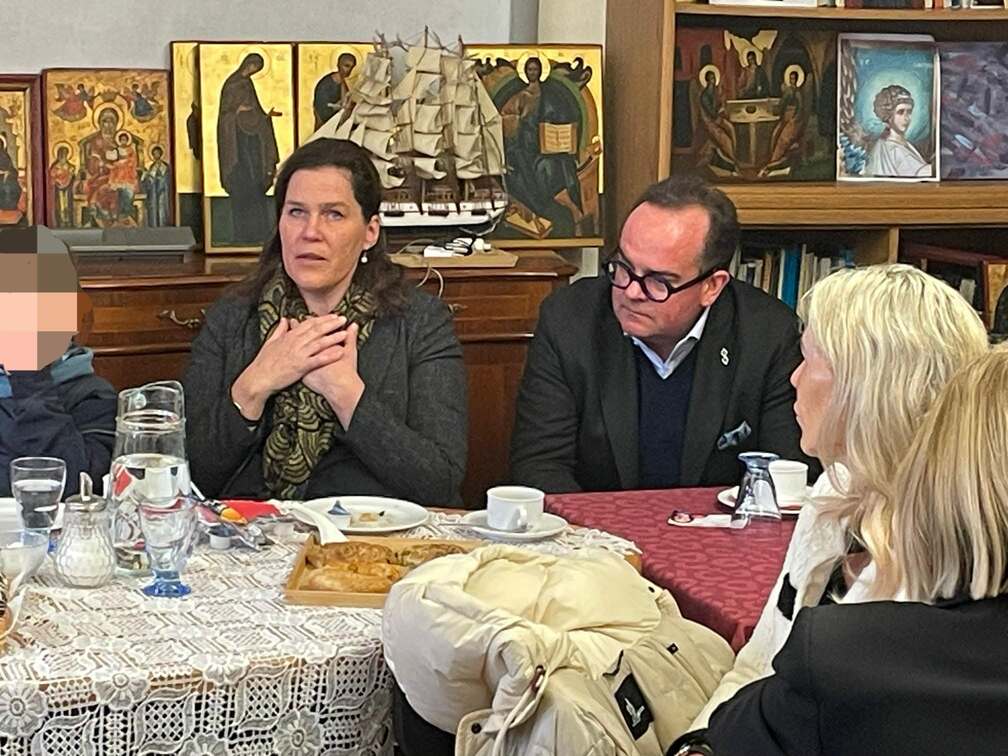 Πολιτικά πρόσωπα στην ενορία των Αγίων Πάντων