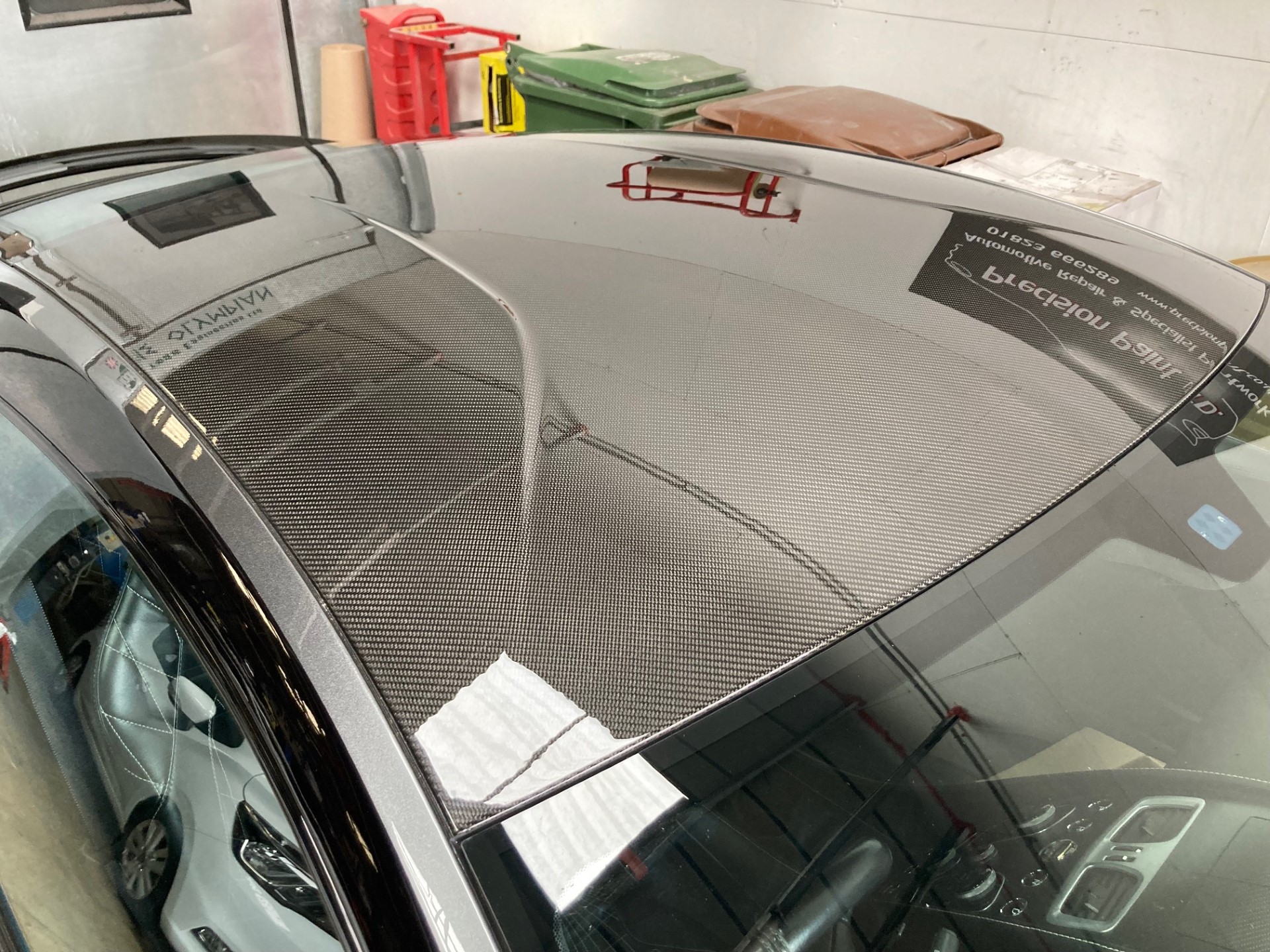 Aston Martin Vanquish S Q Commissioned - Top view Two - Precision Paint wellington, Somerset