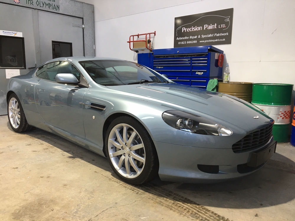 Aston Martin DB9 - Finished work by Precision Paint Wellington, Somerset