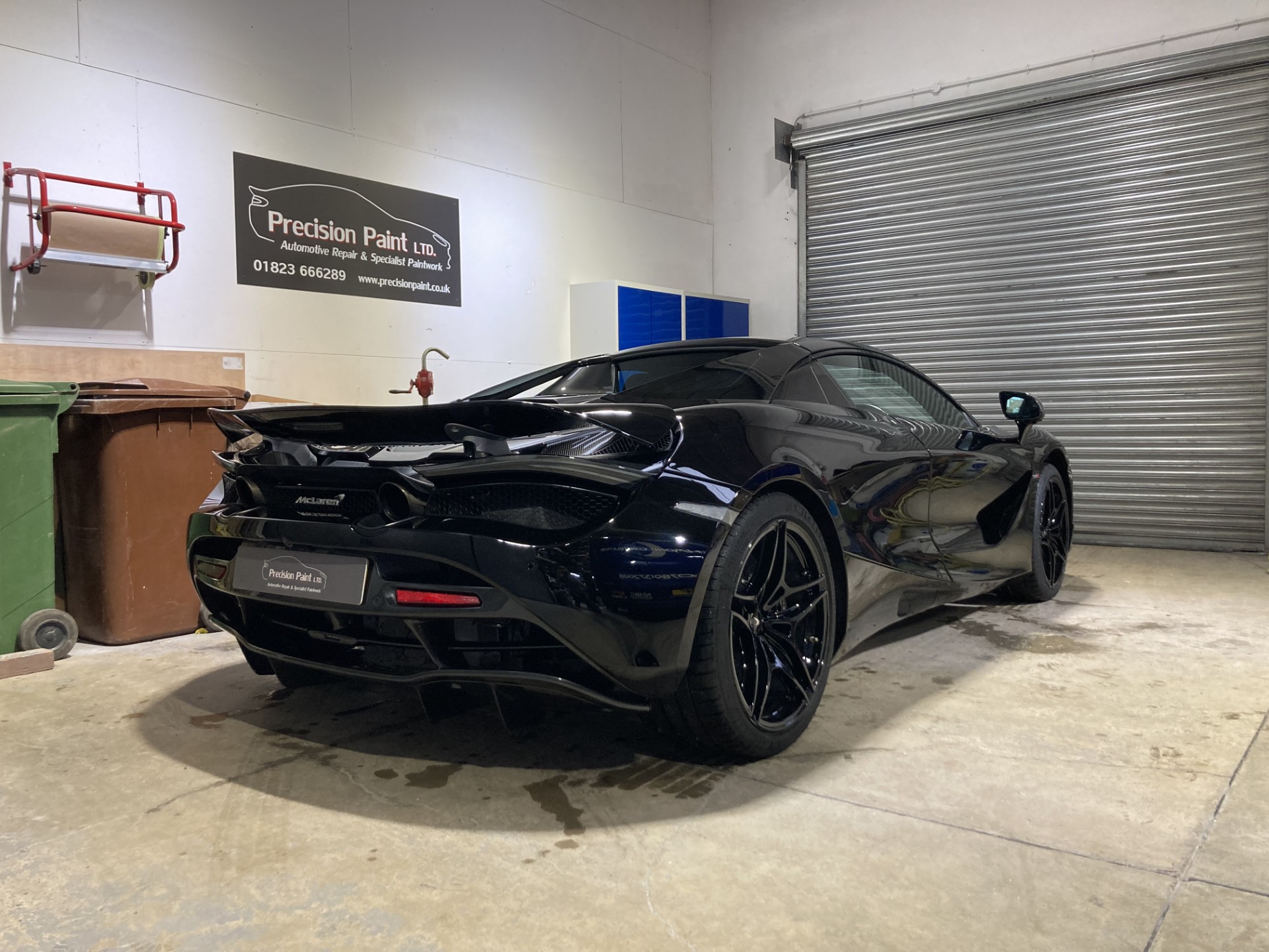 Mclaren 720s Spider Upgrades Rear View - Precision Paint Wellington