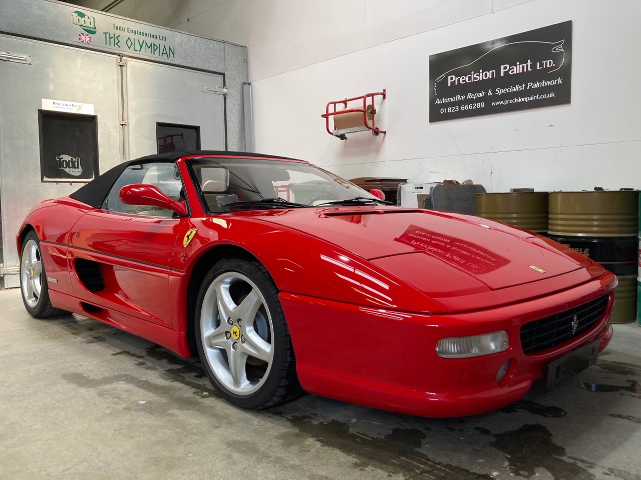  Ferrari 355 - Front and Rear Bumper Respray by Precision Paint, Wellington