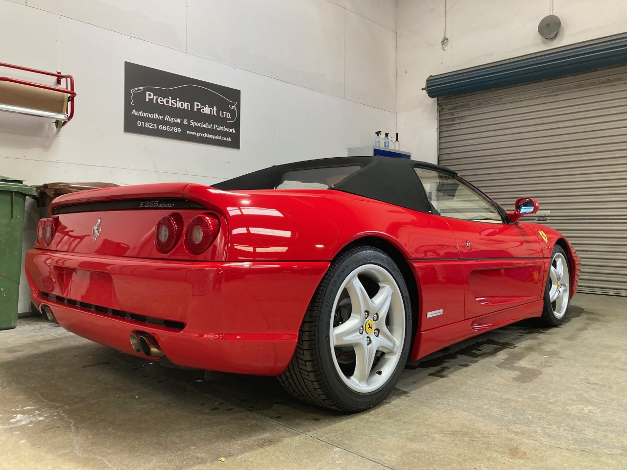  Ferrari 355 - Front and Rear Bumper Respray by Precision Paint, Wellington