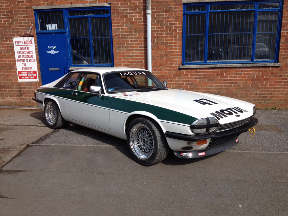 Jaguar Race Car Finished Paintwork | Precision Paint | Wellington Somerset