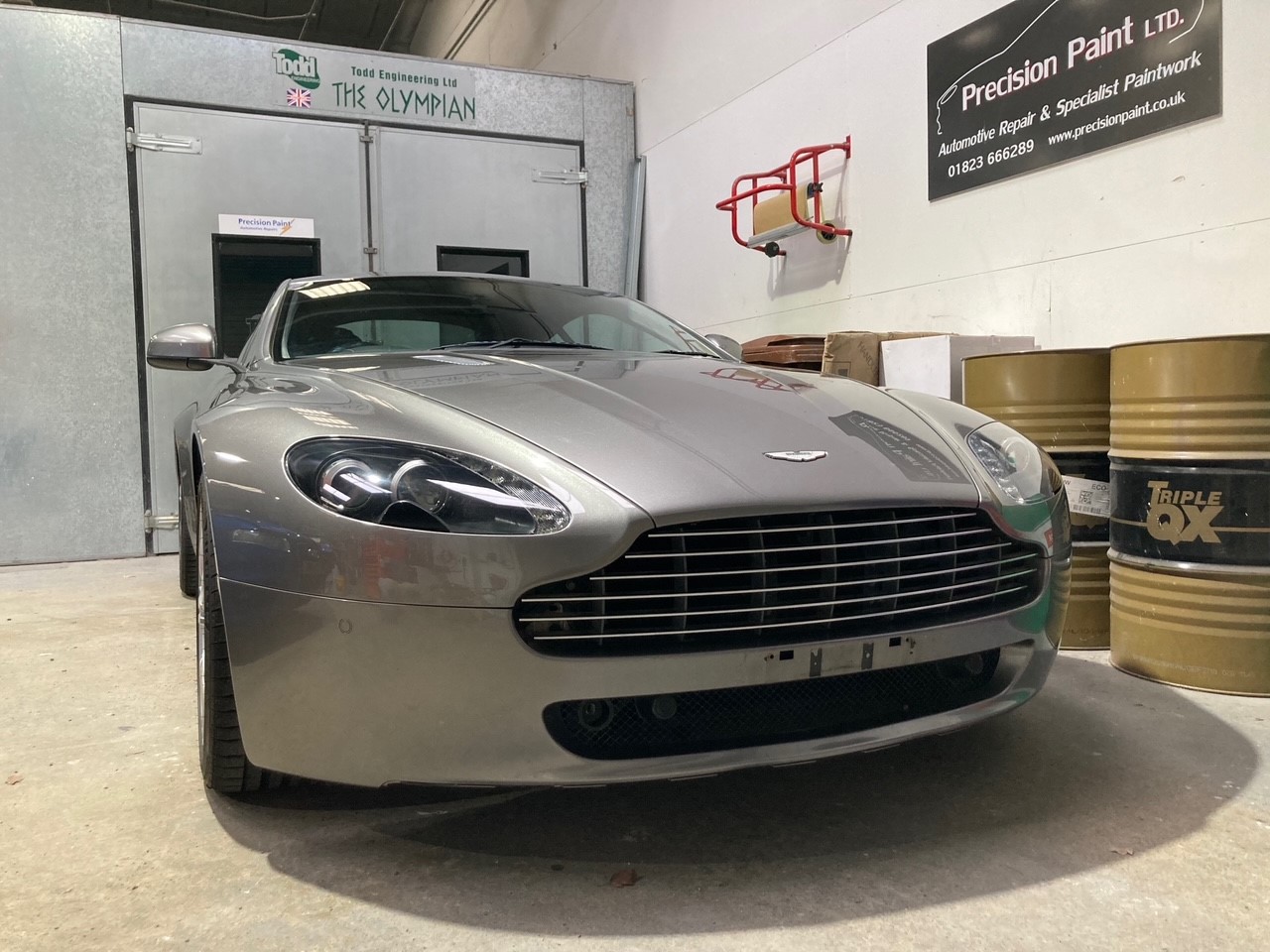 Aston Martin V8 Vantage - Before Precision Paint's Full Body Respray