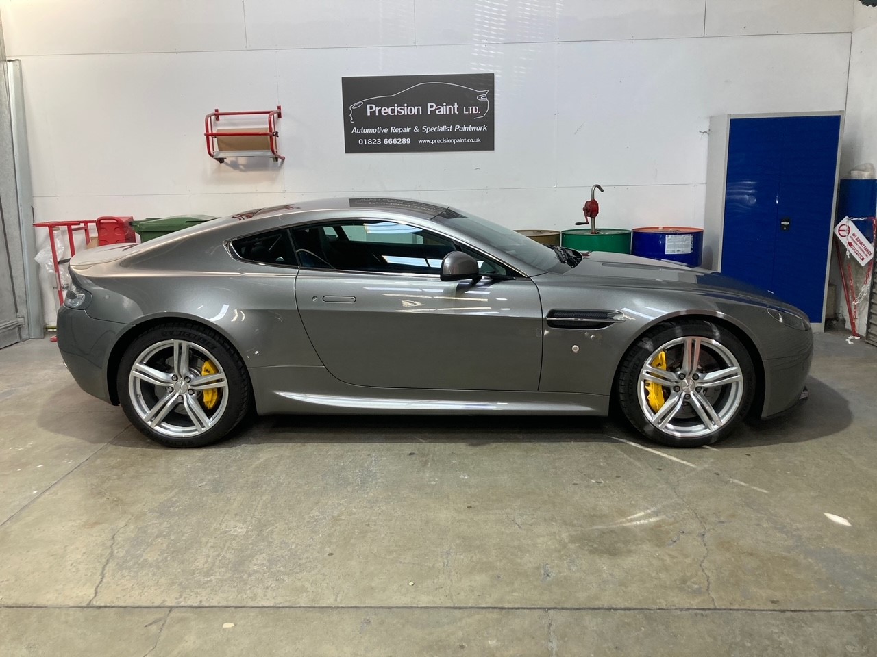 Aston Martin V8 Vantage - After Precision Paint's Full Body Respray