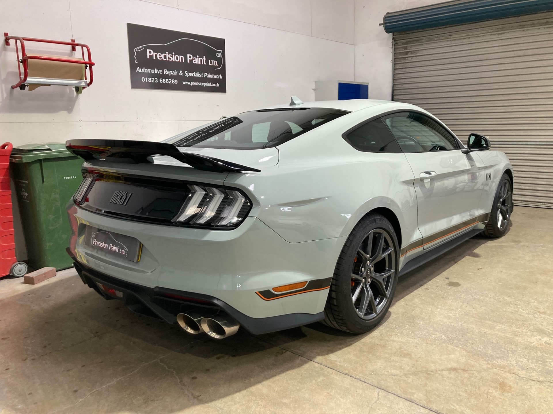 Ford Mustang Mach 1 - Back View - Precision Paint, Wellington, Somerset