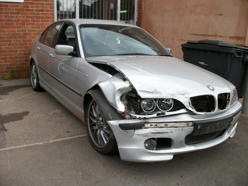 BMW accident damage, Precision Paint, Wellington, Somerset