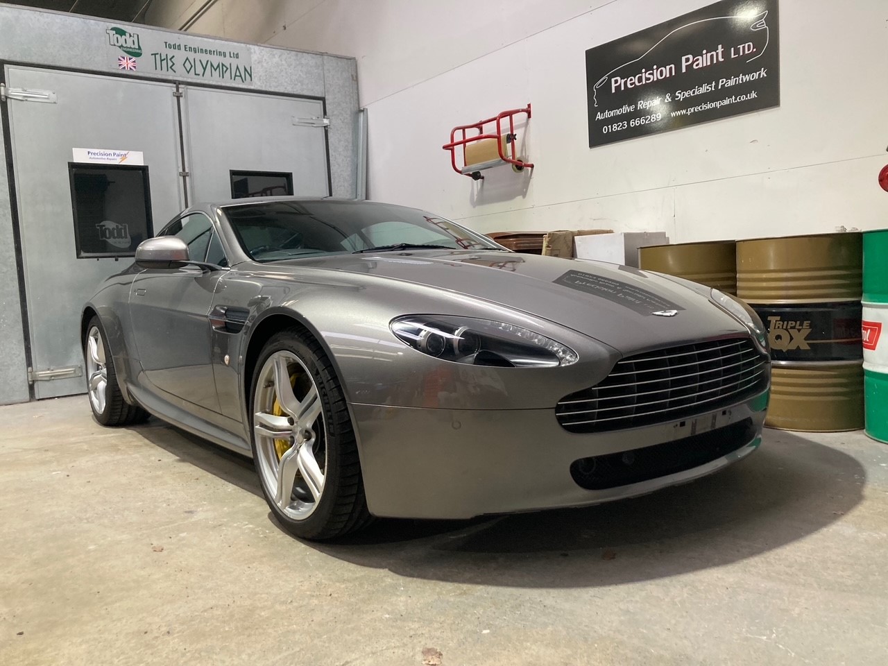 Aston Martin V8 Vantage - Before Precision Paint's Full Body Respray