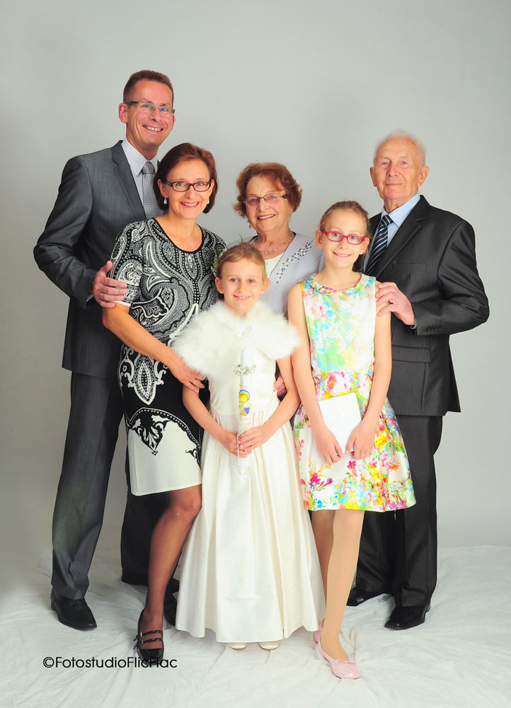 Kommunions und Konfirmationsfotos im Fotostudio Flic Flac
