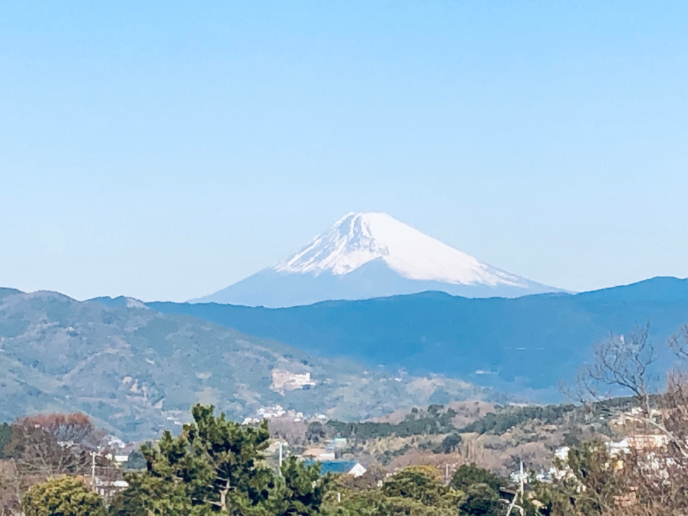 川奈から見た富士山 20190111