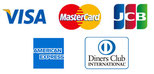 VISAとMasterがお使いいただけます