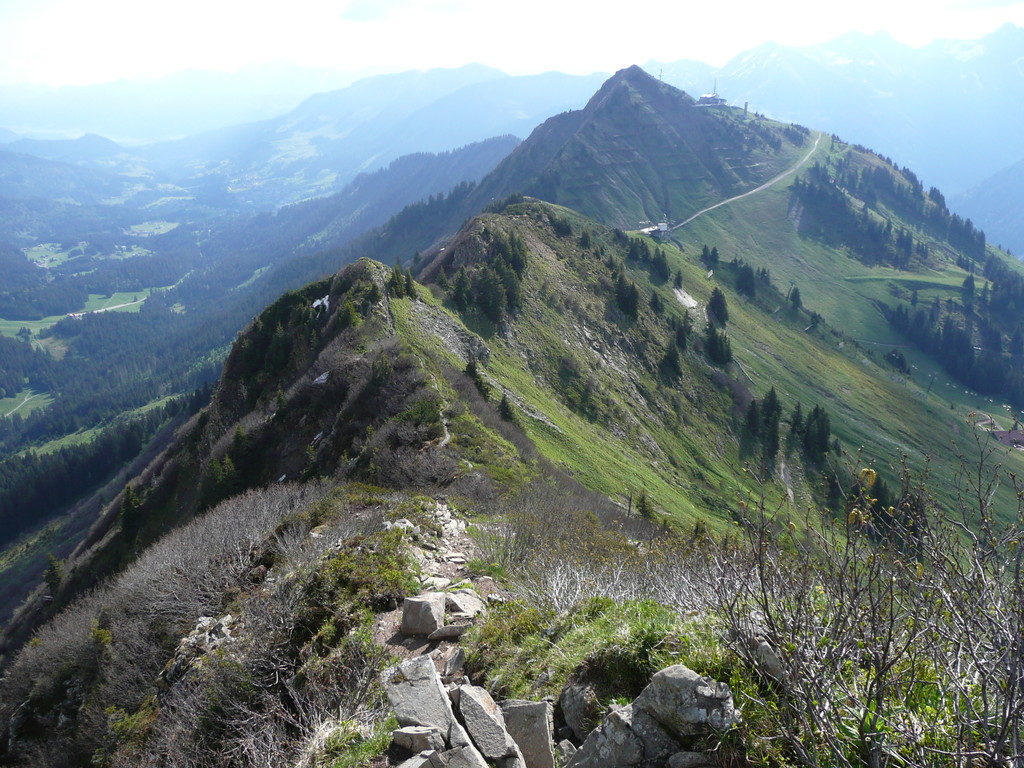 Am Lüchlekopf mit Blick zum Ochsenhoferkopf