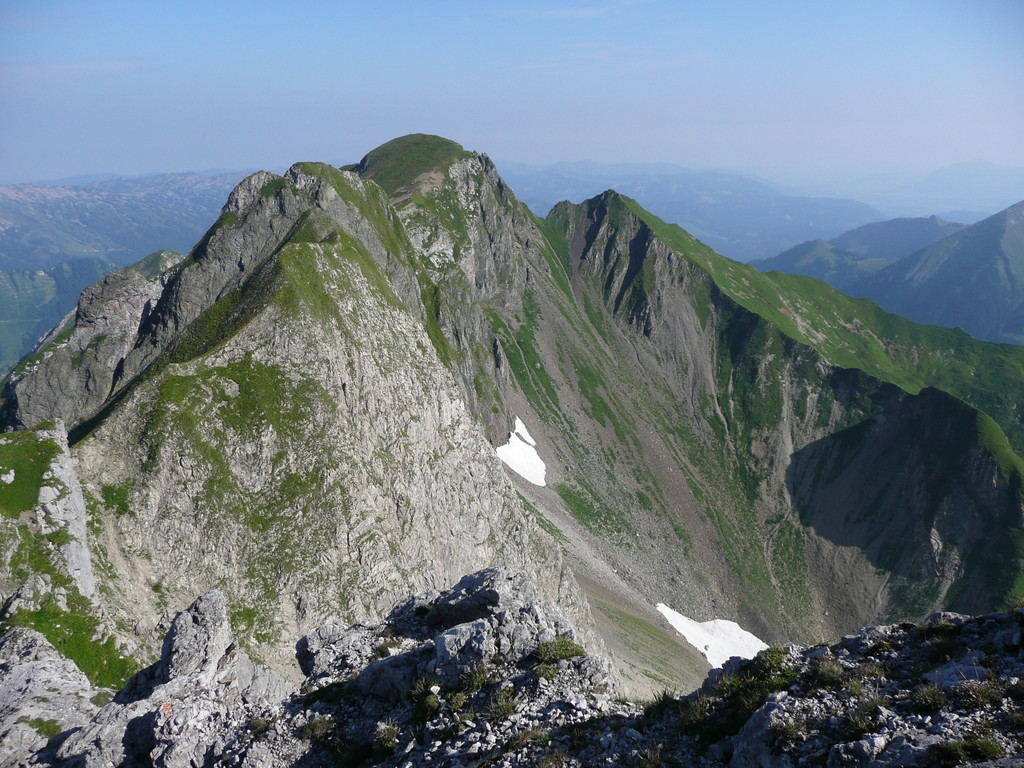 Blick zu Elferkopf und Zwölferkopf