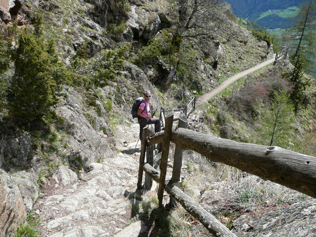 Trittstufen a la Meraner Höhenweg