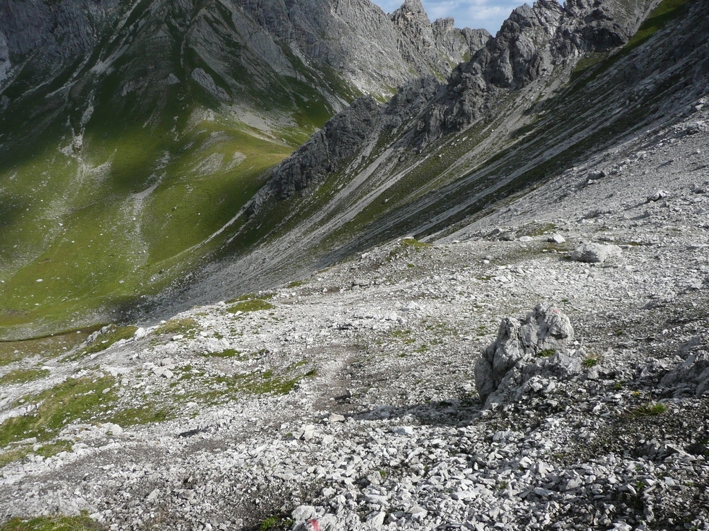 Rückblick zum Alblitjoch