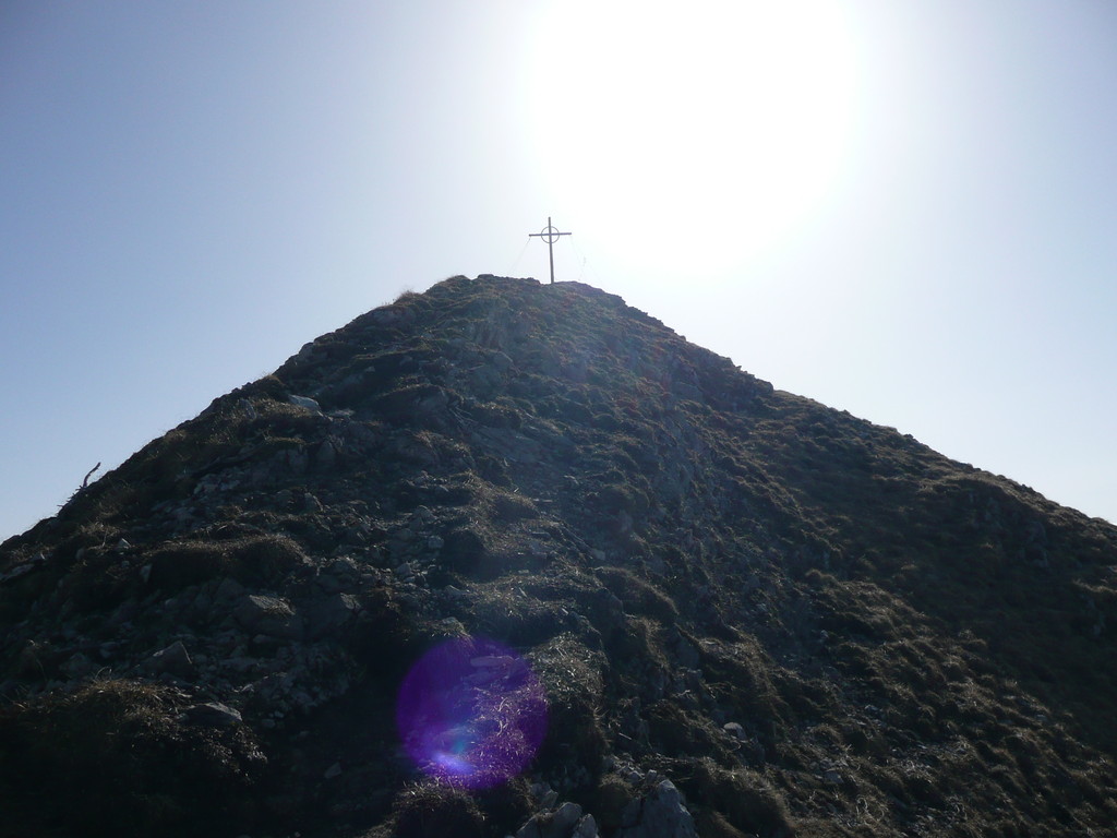 Kurz vor der Schneidspitze