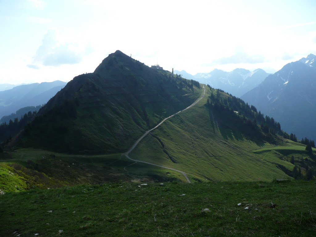 Der normale Aufstiegsweg zum Walmendingerhorn