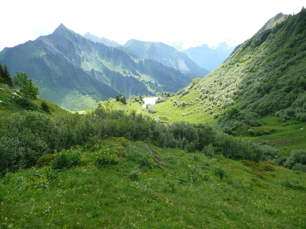 Staffelalpsee mit Zafernhorn