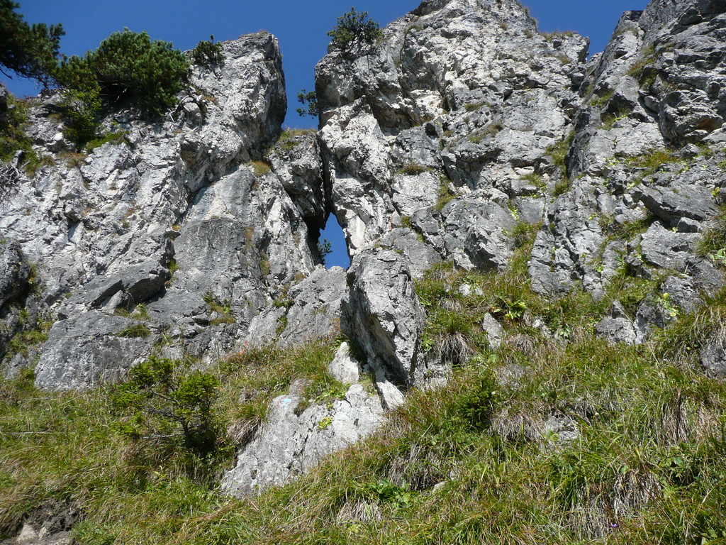 Blick zum Zinkengipfel