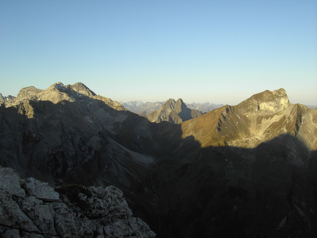 Blick zum Großen Wilden,Höfats und Schneck