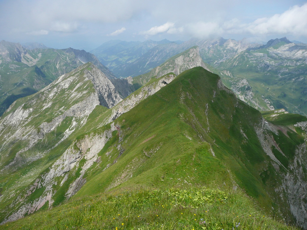 Blick zurück ins Schafalpjoch